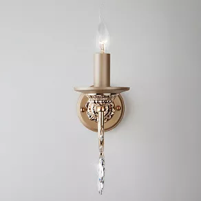 Бра Eurosvet 10079 10079/1 золото/прозрачный хрусталь Strotskis