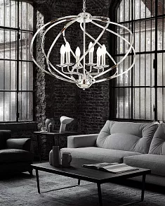 Подвесная люстра LUMINA DECO Roderio LDP 9041-6 CHR