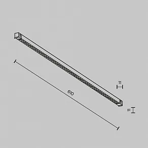 Накладной светильник Maytoni Technical Points TR241-2-12W3K-B