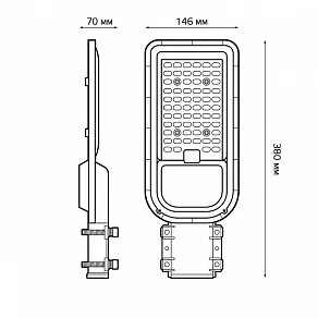 Консольный светильник Gauss  629534400