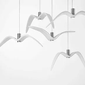 Подвесной светильник Imperiumloft Brokis Night Birds White 40.2189-0