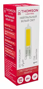 Лампа светодиодная Thomson G9 COB G9 6Вт 4000K TH-B4211