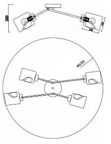 Потолочная люстра Freya Isabella FR5095CL-04G