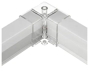 Соединитель угловой L-образный для модульных светильников Wolta  WTB-WBT-L-01