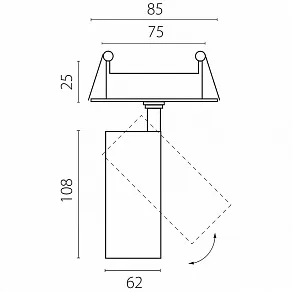 Спот Lightstar Alta Base A5137RS
