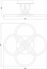 Потолочная люстра Moderli Velutte V1040-CL