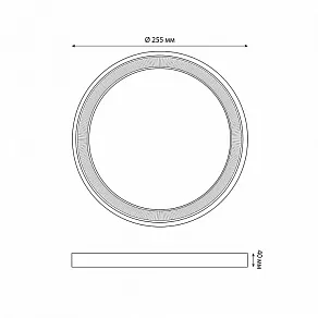 Накладной светильник Volpe ULW-Q281 UL-00012355