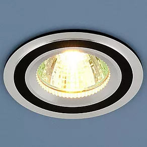 Встраиваемый светильник Elektrostandard Vode 5305 MR16 CH/BK