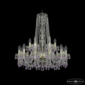 Подвесная люстра Bohemia Ivele Crystal 1410 1410/12+6/240/h-74 G V7010