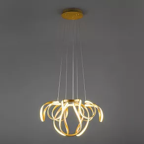 Подвесной светильник Eurosvet Alstroemeria 90138/2 золото 96W