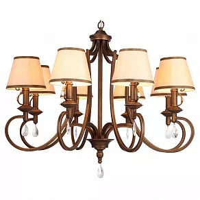 Подвесная люстра Arte Lamp Castello A6016LM-8BG