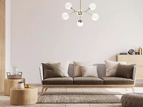 Люстра на штанге DeMarkt Оливия 9 306014006
