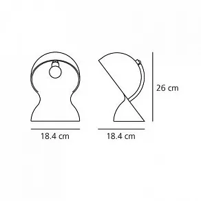 Настольная лампа декоративная Artemide  1466030A
