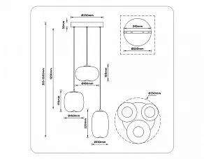 Подвесной светильник Ambrella Light LH LH11096