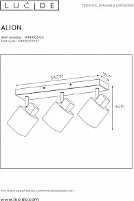 Спот Lucide Alion 17999/03/30