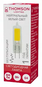 Лампа светодиодная Thomson G4 COB G4 3Вт 4000K TH-B4200