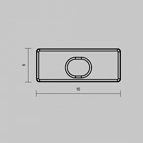 Заглушка для профиля Maytoni  642019