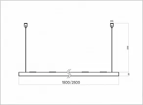 Штанга Denkirs BELTY ROD TR5534-BK