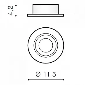 Встраиваемый светильник Azzardo Remo 1 downlight AZ1732