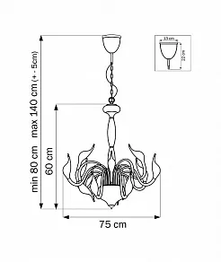 Подвесная люстра Lightstar Cigno Collo 751127
