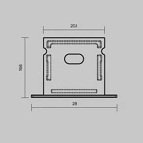 Заглушка для профиля Maytoni  642070