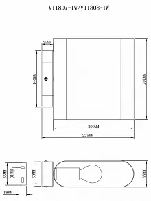 Бра Moderli Metalicana V11807-1W