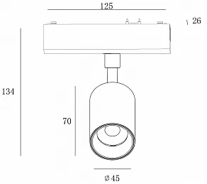Светильник на штанге SWG PRO SLIM SL-SLIM-SPBL-10-CCT