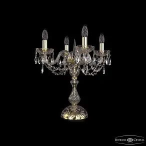 Настольная лампа декоративная Bohemia Ivele Crystal 1402 1402L/4/141-47 G