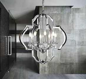 Подвесная люстра LUMINA DECO Cesaro LDP 17078-8 CHR