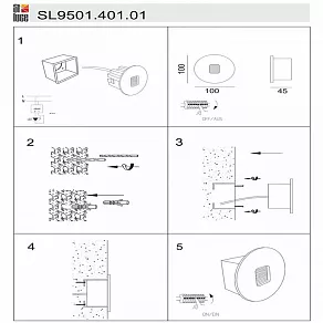 Встраиваемый светильник ST-Luce Visano SL9501.401.01