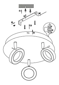 Спот Globo Orell 56107-3