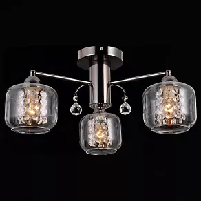 Люстра на штанге Natali Kovaltseva Laina LAINA 75091/3C DARK CHROME