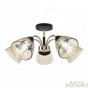 Люстра на штанге Arte Milano Napoli-320119 320119/5 FG+BK