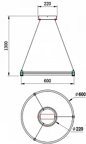 Подвесной светильник Stilfort Tooring 4006/02/01P