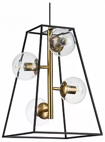 Подвесная люстра Indigo Faccetta 13005/B/4P Black