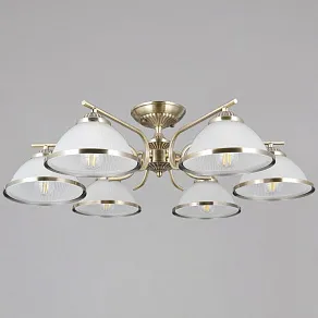 Люстра на штанге ILLUMICO  IL0891-6CSQ-26 AB ELITE