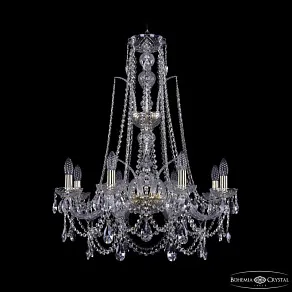 Подвесная люстра Bohemia Ivele Crystal 1411 1411/8/240/XL-83 G