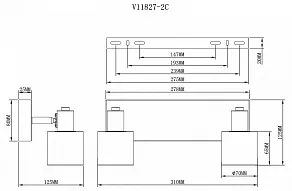 Спот Moderli Malet V11827-2C