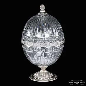 Настольная лампа декоративная Bohemia Ivele Crystal 5680 5680L/18 Ni Clear/M-1G