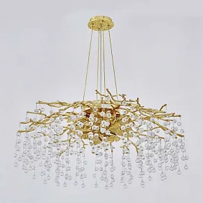 Подвесная люстра Arte Milano Веточка 230310.850.7.G9.F2 GD