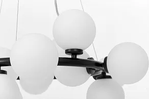 Подвесная люстра LUMINA DECO Marsiada LDP 6033-15 BK