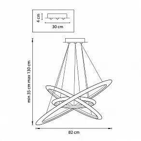 Подвесная люстра Lightstar Saturno 748142