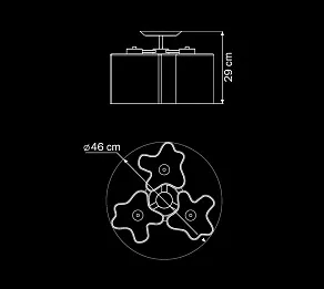 Люстра на штанге Lightstar Nubi Ondoso 802031