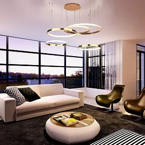 Подвесной светильник Eurosvet Posh 90175/5 медный 160W