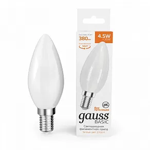 Лампа светодиодная Gauss  E14 4.5Вт 2700K 1035115