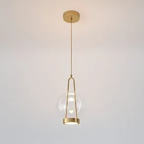 Подвесной светильник Eurosvet Frasco 50267/1 LED латунь