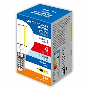 Лампа светодиодная Volpe  E14 4Вт 4000K UL-00008313