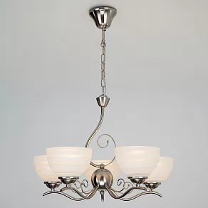 Подвесная люстра Eurosvet Lotta 30116/5 сатин-никель