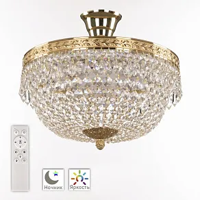 Потолочная люстра Bohemia Ivele Crystal 1901 19011/35IV/LED-DIM G