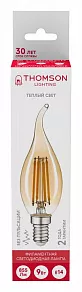 Лампа светодиодная Thomson Filament TAIL Candle E14 9Вт 2400K TH-B2119